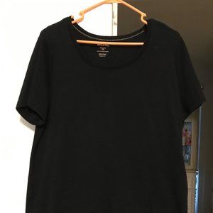 White Stag, 2X, 100% cotton tee, black